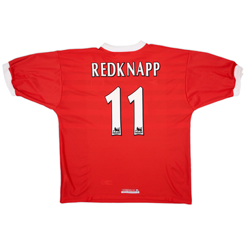1998-00 Liverpool Home Shirt Redknapp #11 (XL)
