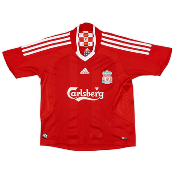 2008-10 Liverpool Home Shirt - 9/10 - (S.Boys)