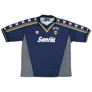 2001-02 Parma 'Signed' 'Finale TIM Cup' Away Shirt - 7/10 - (XL)