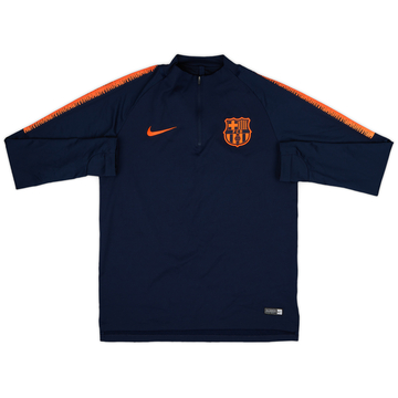 2018-19 Barcelona Nike 1/4 Zip Drill Top - 9/10 - (M)