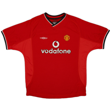 2000-02 Manchester United Home Shirt - 9/10 - (L.Boys)