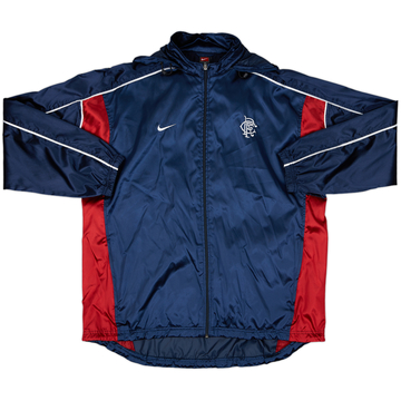 2001-02 Rangers Nike Hooded Rain Jacket - 6/10 - (XL)