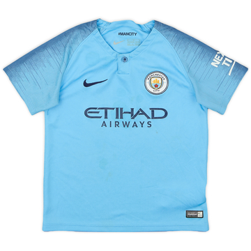 2018-19 Manchester City Home Shirt - 6/10 - (5-6 Years)