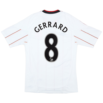 2010-11 Liverpool Away Shirt Gerrard #8 - 7/10 - (S)