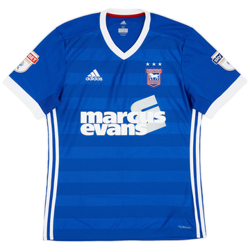 2017-18 Ipswich Home Shirt - 9/10 - (M)