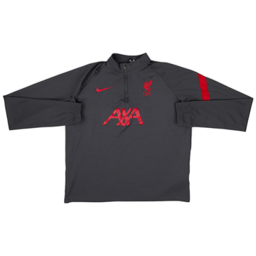 2020-21 Liverpool Nike 1/4 Zip Drill Top - 6/10 - (XL.Boys)
