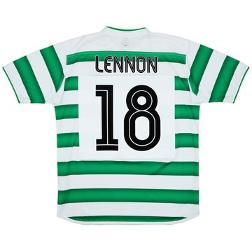 2003-04 Celtic Home Shirt Lennon #18 - 7/10 - (M)