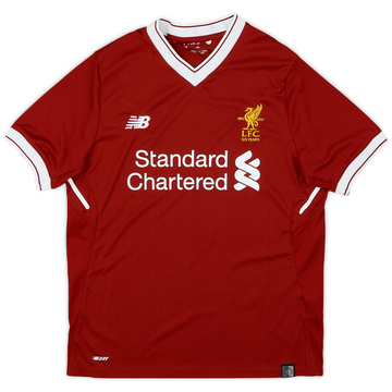 2017-18 Liverpool 125 Years Home Shirt - 8/10 - (L.Boys)