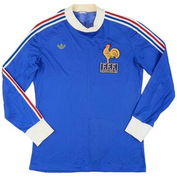 1978-80 France World Cup Home L/S Shirt - 7/10 - (S)