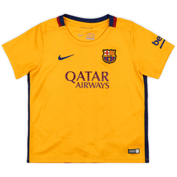2015-16 Barcelona Away Shirt - 9/10 - (S.Boys)