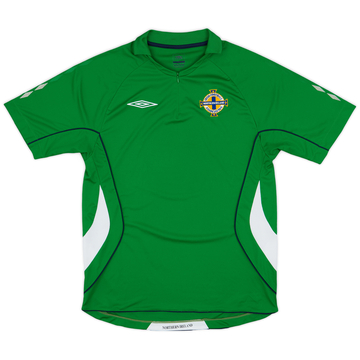 2006-08 Northern Ireland Umbro 1/4 Zip Training Shirt - 7/10 - (L)