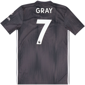 2019-20 Leicester City Match Issue Away Shirt Gray #7 (v Aston Villa)