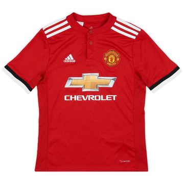 2017-18 Manchester United Home Shirt - 9/10 - (M.Boys)
