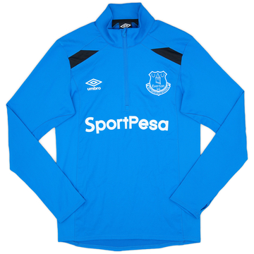 2018-19 Everton Umbro 1/4 Zip Training Top - 8/10 - (S)