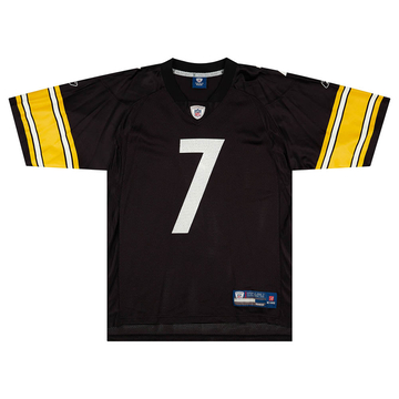 2008-11 Pittsburgh Steelers Roethlisberger #7 Reebok On Field Jersey (Home) M