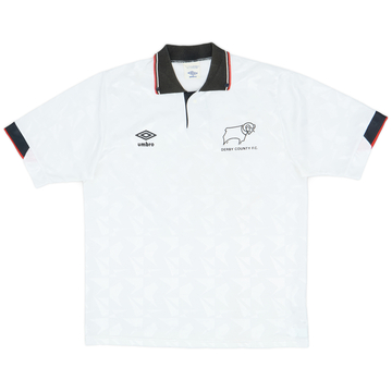 1989-91 Derby County Home Shirt - 9/10 - (M)