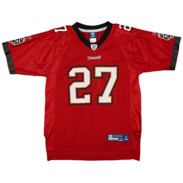 2010-11 Tampa Bay Buccaneers Blount #27 Reebok On Field Home Jersey - 8/10 - (L.Boys)