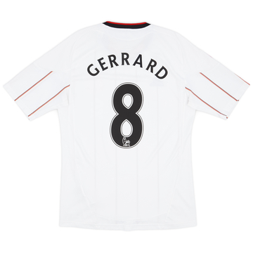2010-11 Liverpool Away Shirt Gerrard #8 - 7/10 - (S)