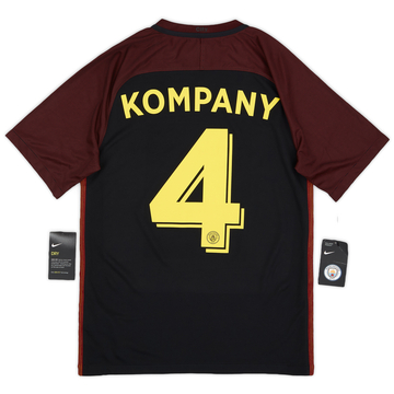 2016-17 Manchester City Away Shirt Kompany #4 (S)
