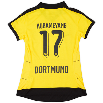 2015-16 Borussia Dortmund Home Shirt Aubameyang #17 (Women's S)