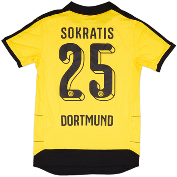 2015-16 Borussia Dortmund Home Shirt Sokratis #25 (S)