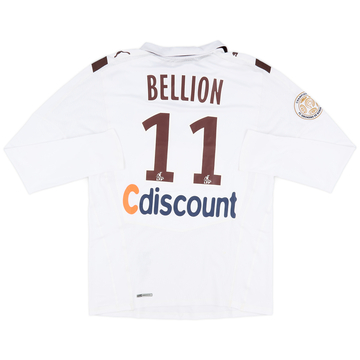2009-10 Bordeaux Match Issue Away L/S Shirt Bellion #11