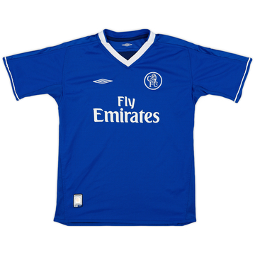 2003-05 Chelsea Home Shirt - 8/10 - (XL.Boys)
