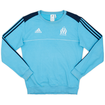 2017-18 Olympique Marseille adidas Sweat Top - 6/10 - (M)