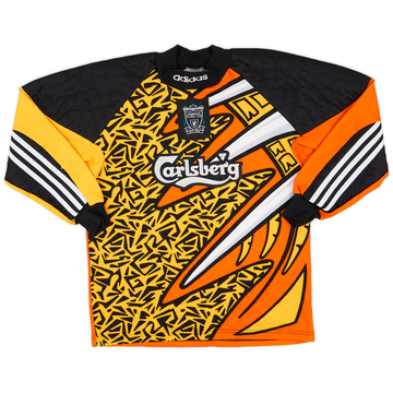 1995-96 Liverpool GK Shirt - 9/10 - (XS)