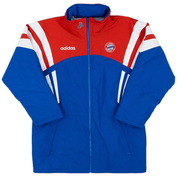 1995-96 Bayern Munich adidas Padded Bench Coat - 9/10 - (XL)