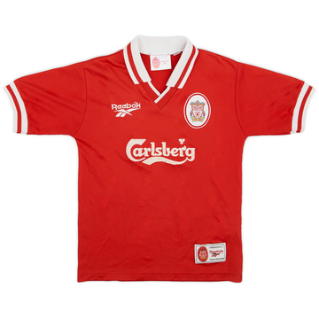 1996-98 Liverpool Home Shirt - 7/10 - (M.Boys)