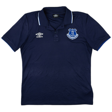 2018-19 Everton Umbro Polo Shirt - 9/10 - (M)