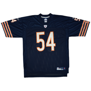 2007 Chicago Bears Urlacher #54 Reebok On Field Home Jersey - 9/10 - (XL)
