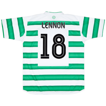 2003-04 Celtic Home Shirt Lennon #18 - 8/10 - (XL)