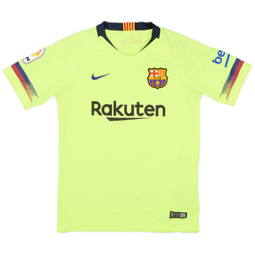 2018-19 Barcelona Away Shirt - 6/10 - (M.Boys)