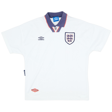 1993-95 England Home Shirt - 8/10 - (L)