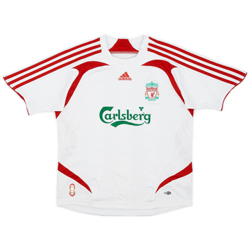 2007-08 Liverpool Away Shirt - 8/10 - (S.Boys)