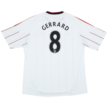 2010-11 Liverpool Away Shirt Gerrard #8 - 7/10 - (XXL)