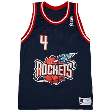 1996-00 Houston Rockets Barkley #4 Champion Away Jersey - 9/10 - (L)