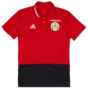 2017-18 Scotland adidas Polo T-Shirt - As New - (S)