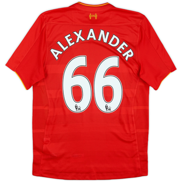2016-17 Liverpool Home Shirt Alexander #66ES