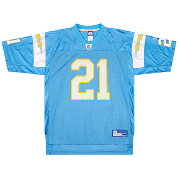 2002-04 San Diego Chargers Tomlinson #21 Reebok On Field Alternate Jersey (Very Good) XXL