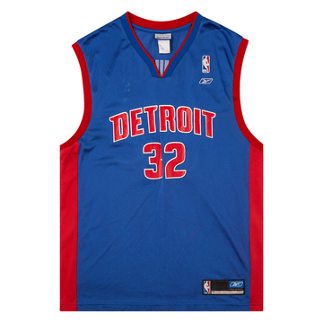 2002-06 Detroit Pistons Hamilton #32 Reebok Away Jersey (Very Good) M