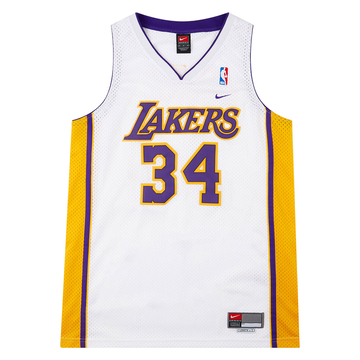 2002-04 LA Lakers O'Neal #34 Nike Swingman Alternate Jersey (Excellent) M