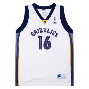 2004-08 Memphis Grizzlies Gasol #16 Champion Home Jersey (Excellent) XXL