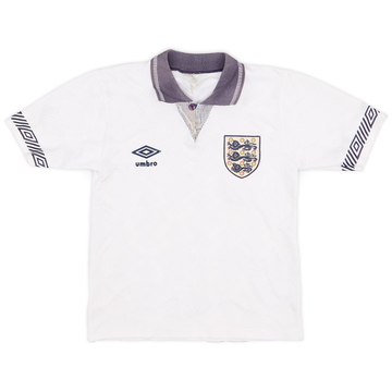 1990-92 England Home Shirt - 6/10 - (S.Boys)
