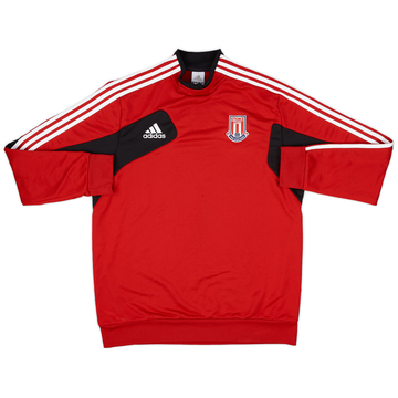 2011-12 Stoke City adidas Sweat Top - 8/10 - (L)