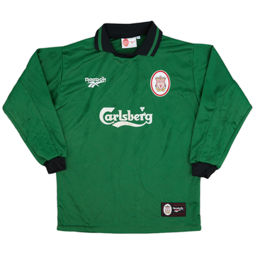 1996-97 Liverpool GK Shirt - 9/10 - (Y)