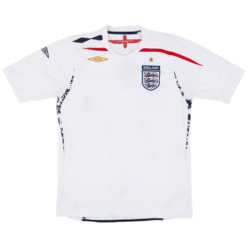 2007-09 England Home Shirt - 5/10 - (M)