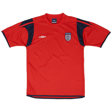 2004-05 England Umbro Training Shirt - 8/10 - (S)